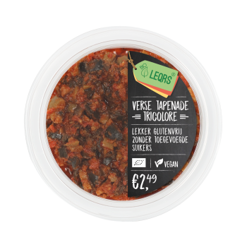 LEQRS - Etiket redesign - Packshot range - Verse Tapenade - Tricolore - Boven_V1[1]